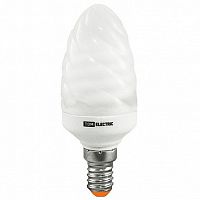 Лампа энергосберегающая КЛЛ-СT-11 Вт-4000 К–Е14 (витая свеча) (mini) |  код. SQ0323-0139 |  TDM